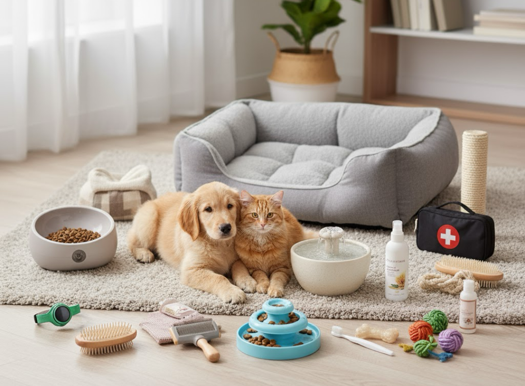 Top 10 des accessoires indispensables pour le bien-être de votre chien et de votre chat