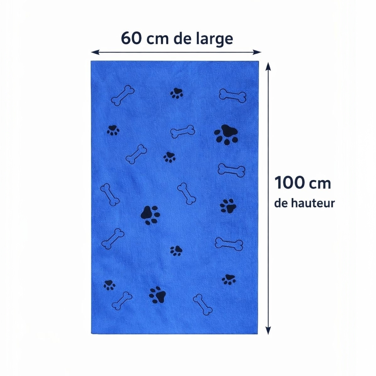 Serviette en microfibre à séchage rapide pour chien et chat – Pratique et indispensable