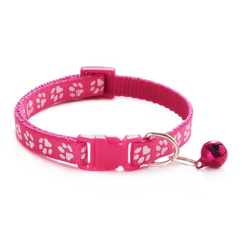 Collier pour Chat avec Clochette – Réglable, Confortable et Léger – Plusieurs Couleurs