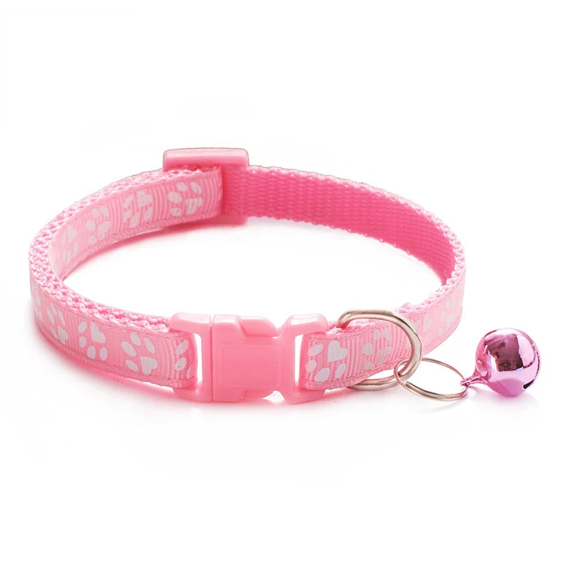 Collier pour Chat avec Clochette – Réglable, Confortable et Léger – Plusieurs Couleurs