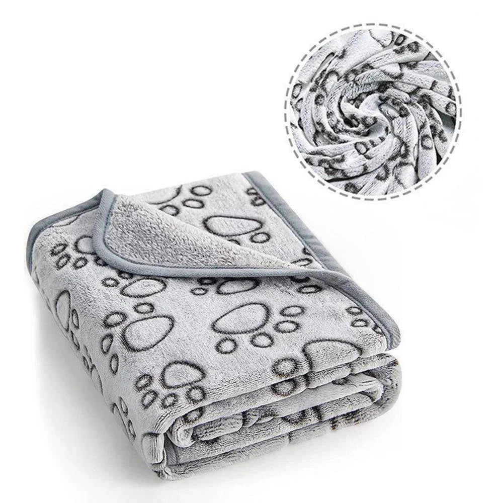 Couverture pour chien et chat – Douce et confortable avec motif pattes