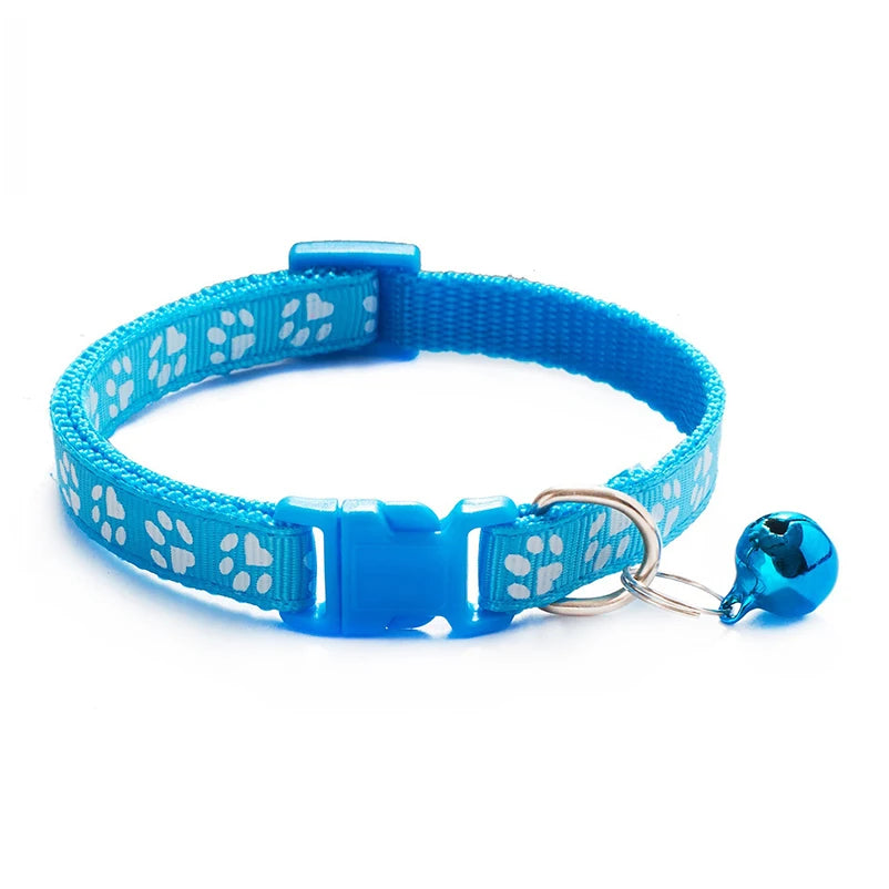 Collier pour Chat avec Clochette – Réglable, Confortable et Léger – Plusieurs Couleurs