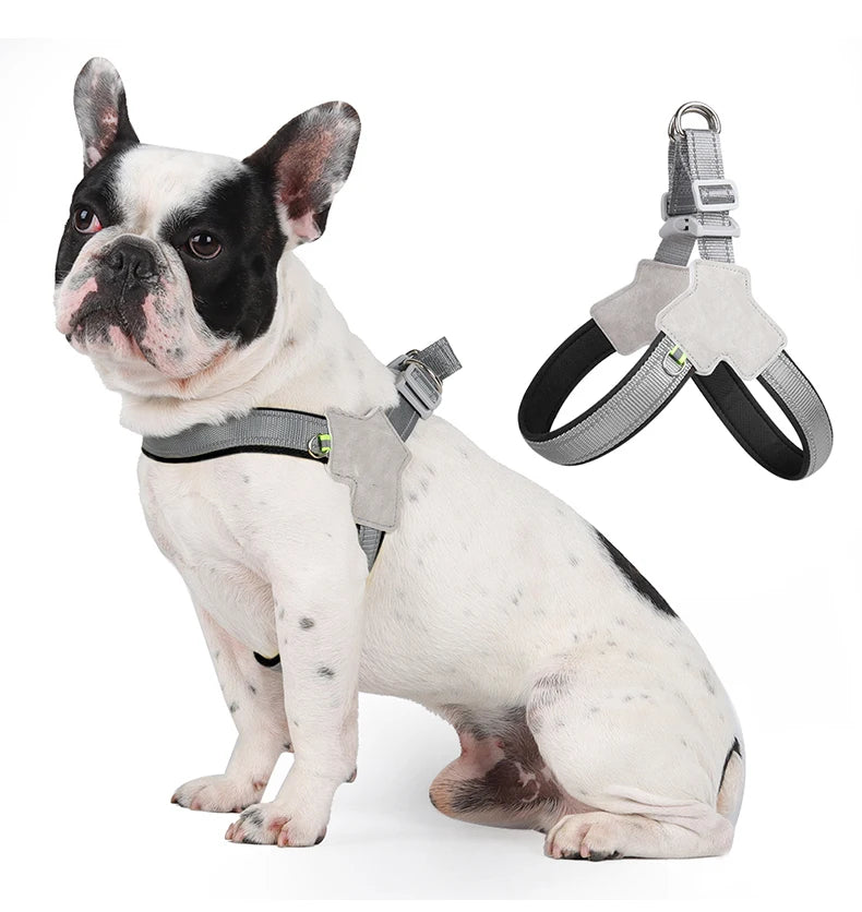 Harnais réfléchissant anti-traction pour chien  – Confort et sécurité au quotidien