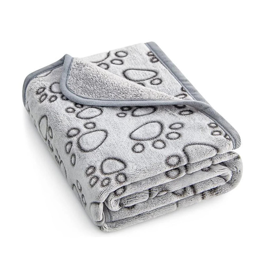 Couverture pour chien et chat – Douce et confortable avec motif pattes