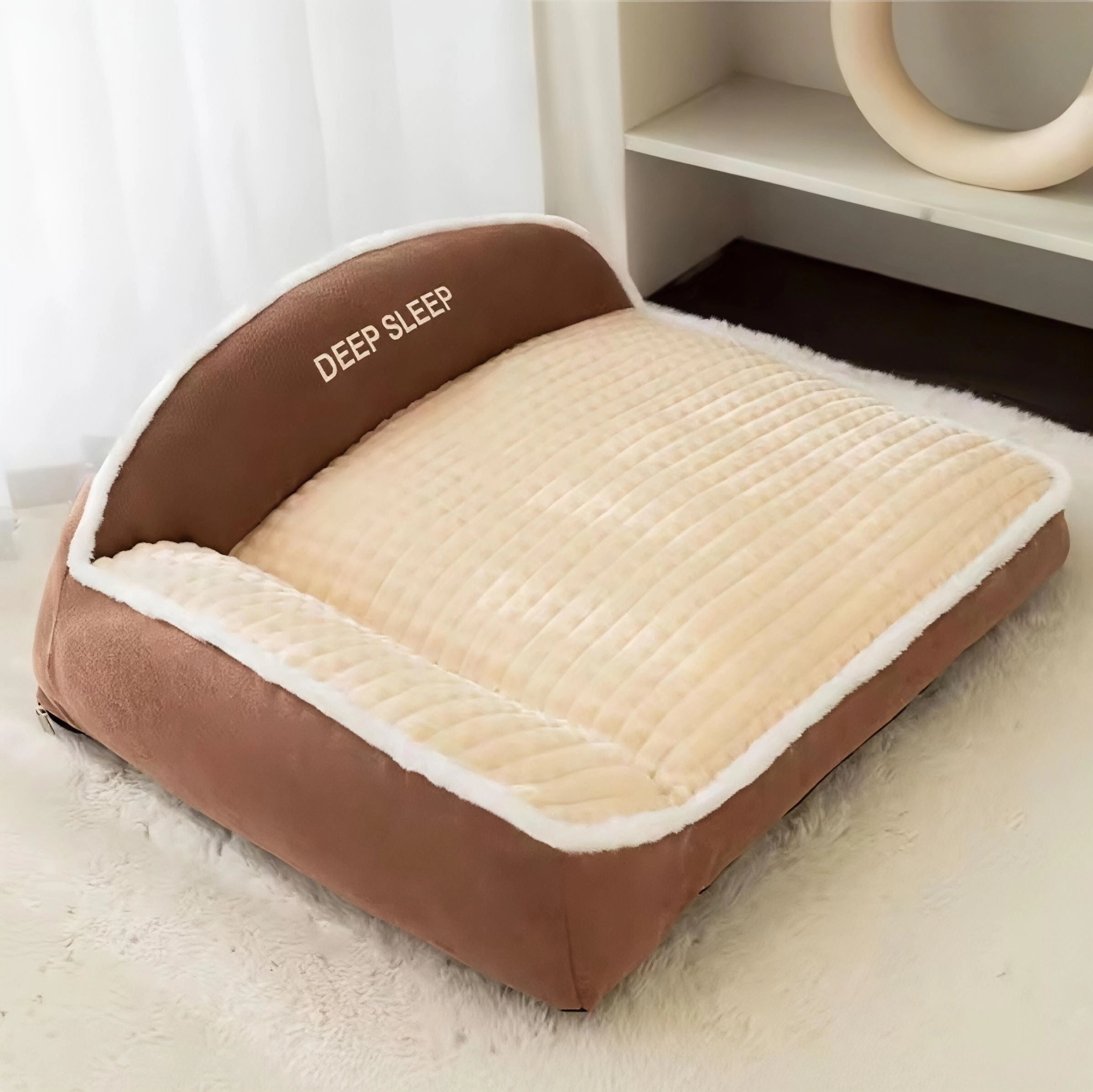 Lit Chauffant pour Chien – Ultra Doux, Antidérapant & Lavable | Petit, Moyen, Grand