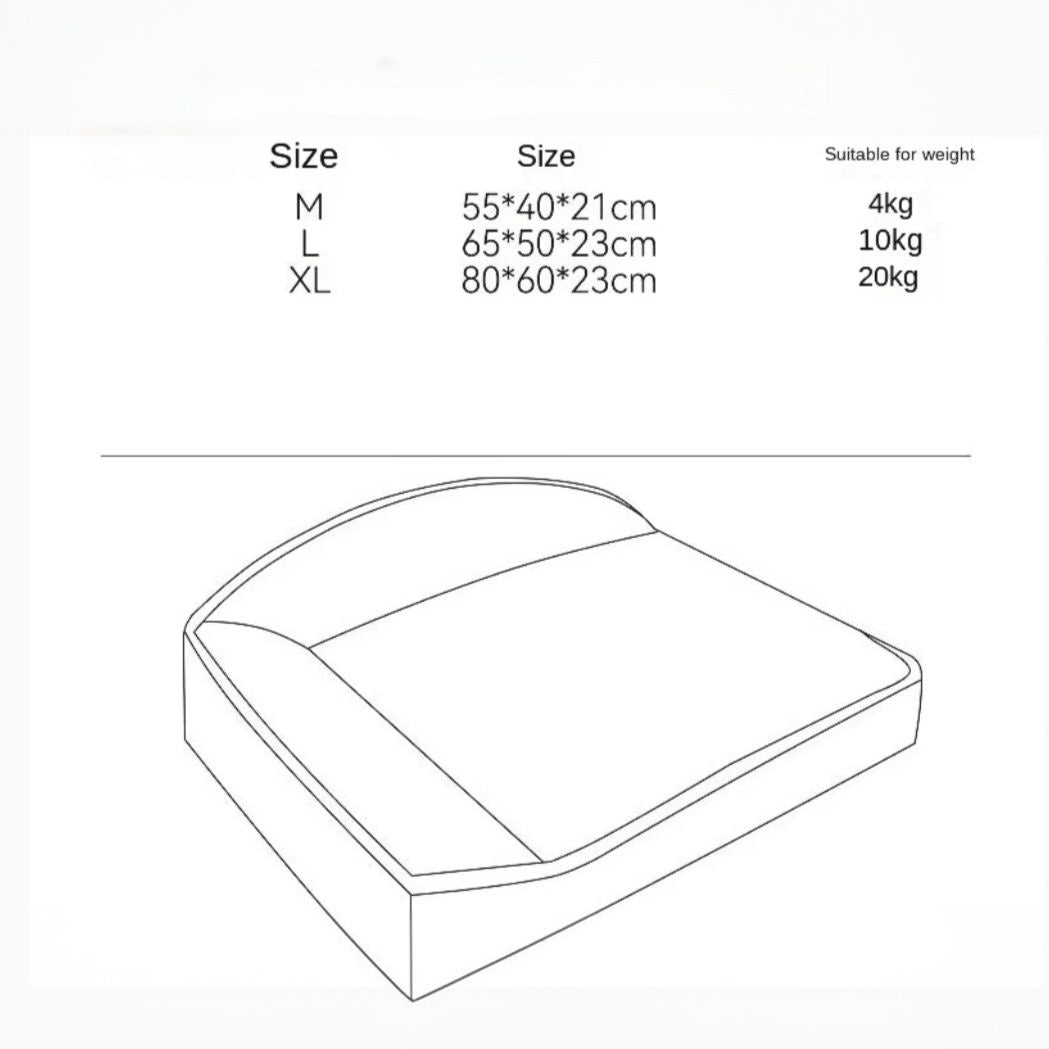 Lit Chauffant pour Chien – Ultra Doux, Antidérapant & Lavable | Petit, Moyen, Grand