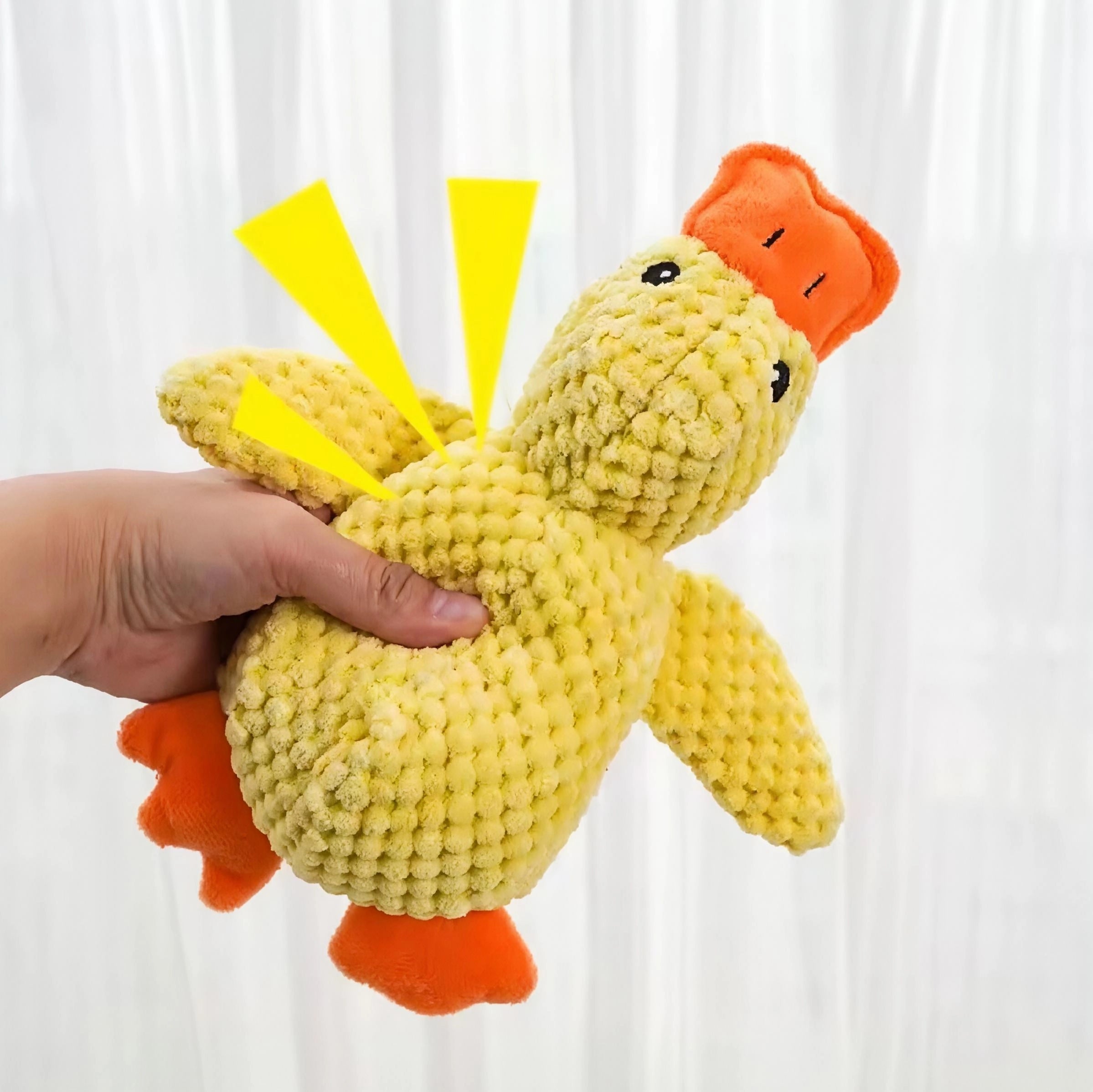 Jouet Canard pour Chien – Résistant aux Morsures et Nettoyage des Dents