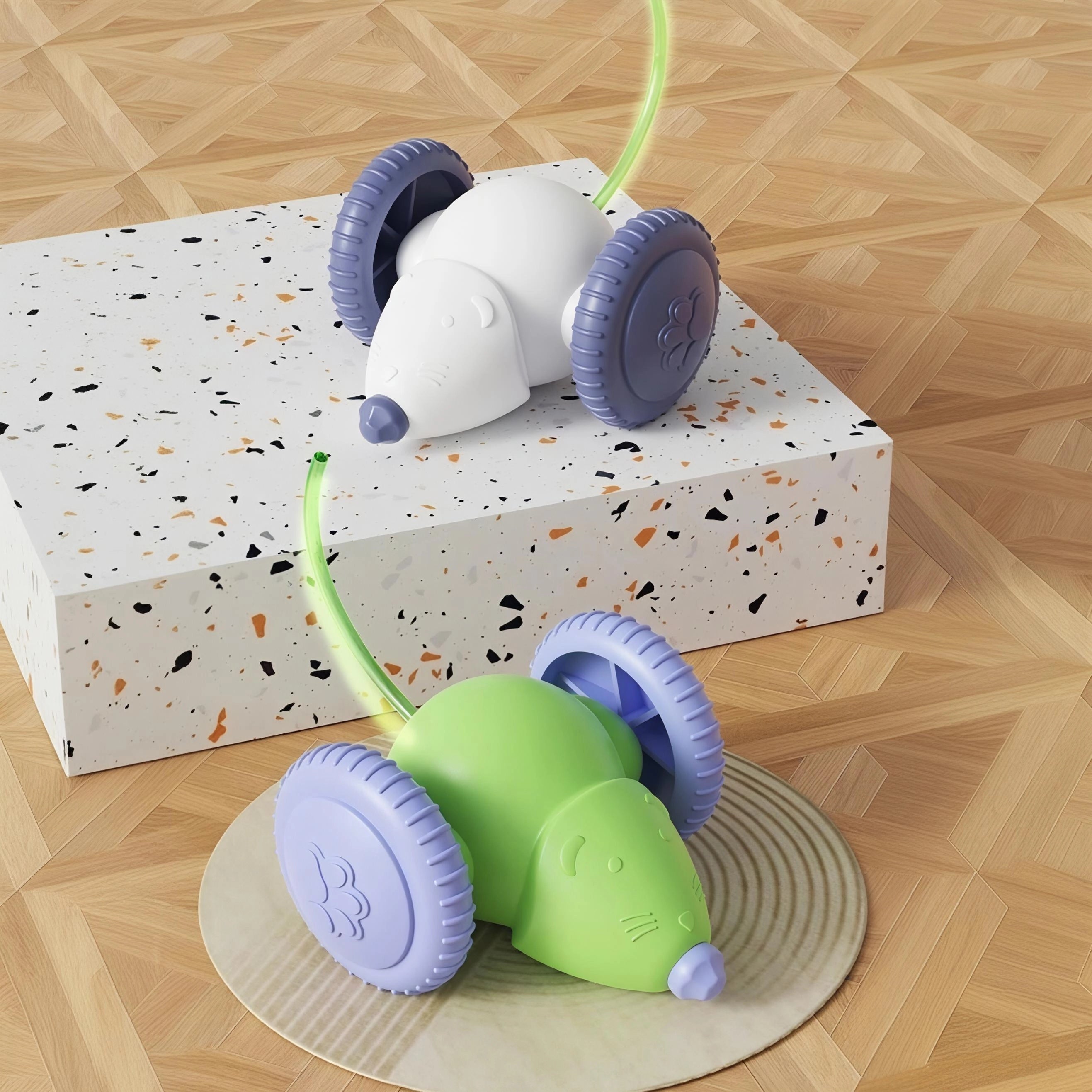 Souris Électrique pour Chats – Jouet Interactif Rechargeable