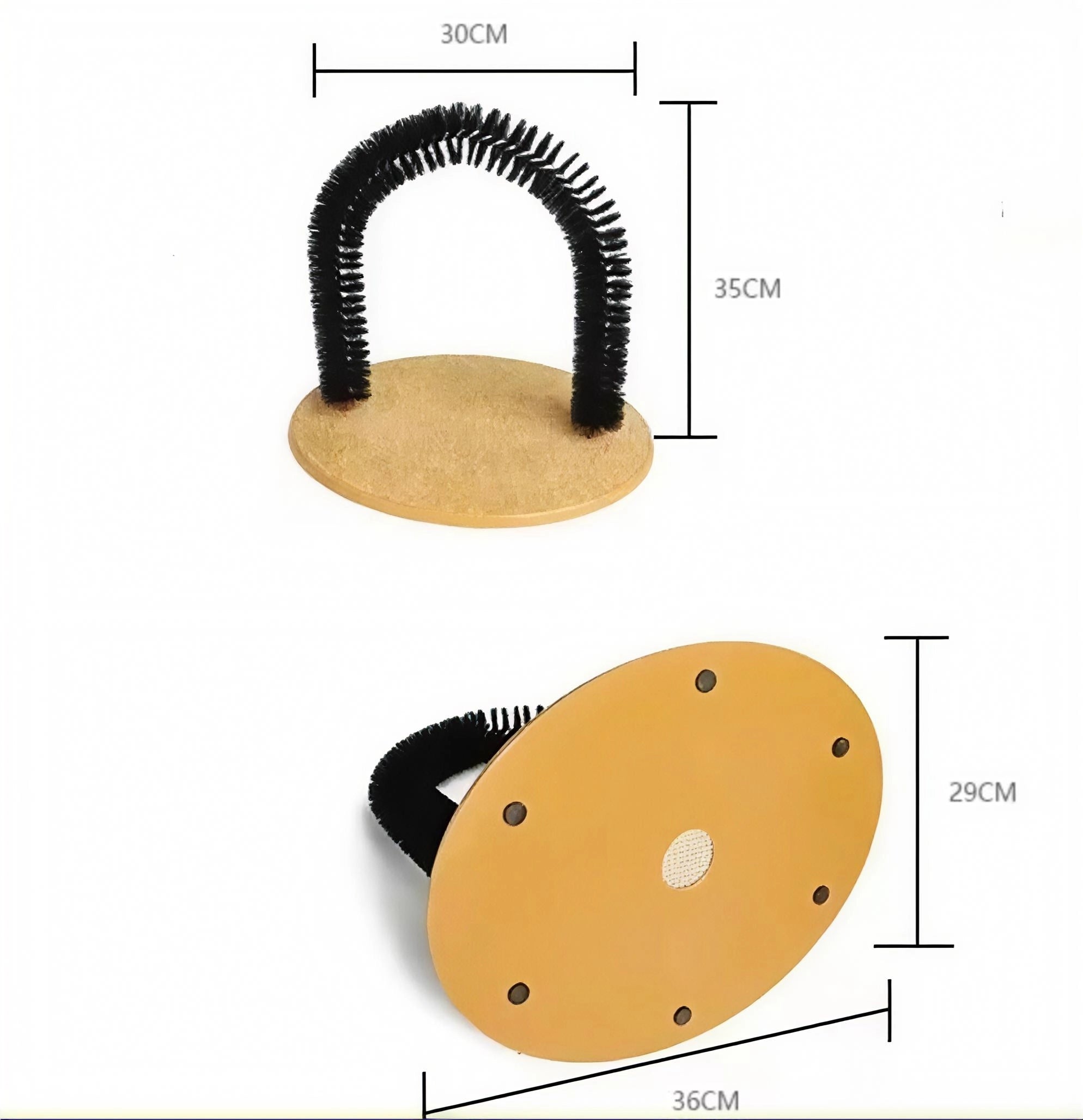 Tunnel Brosse Auto-Brossage Chat – Massage & Griffoir