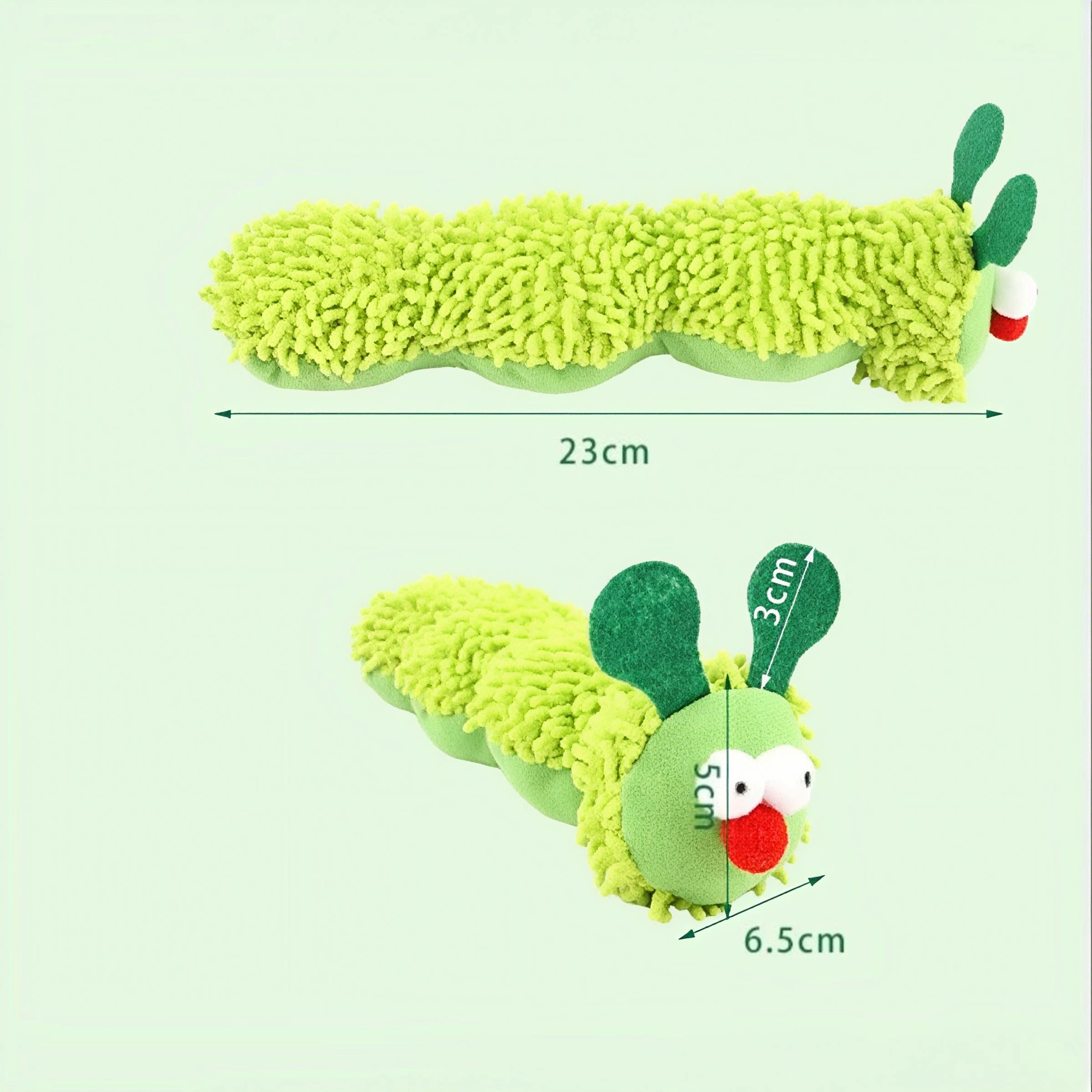 Jouet Chenille à Mâcher pour Chat – Silvervine & Herbe à Chat Anti-Stress