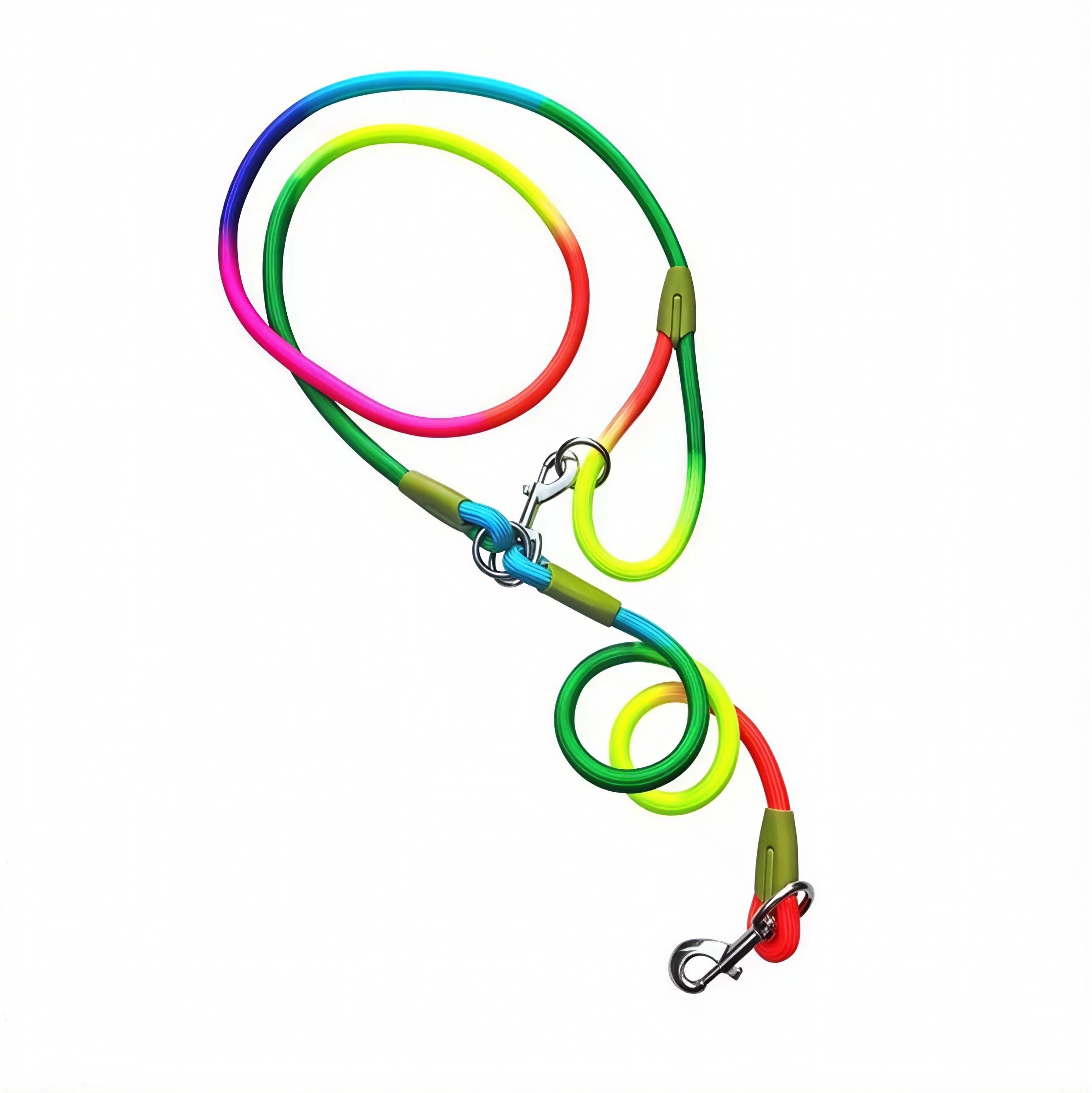 Laisse pour Chien en Nylon – Hands-Free 250 cm pour Petit et Grand Chien