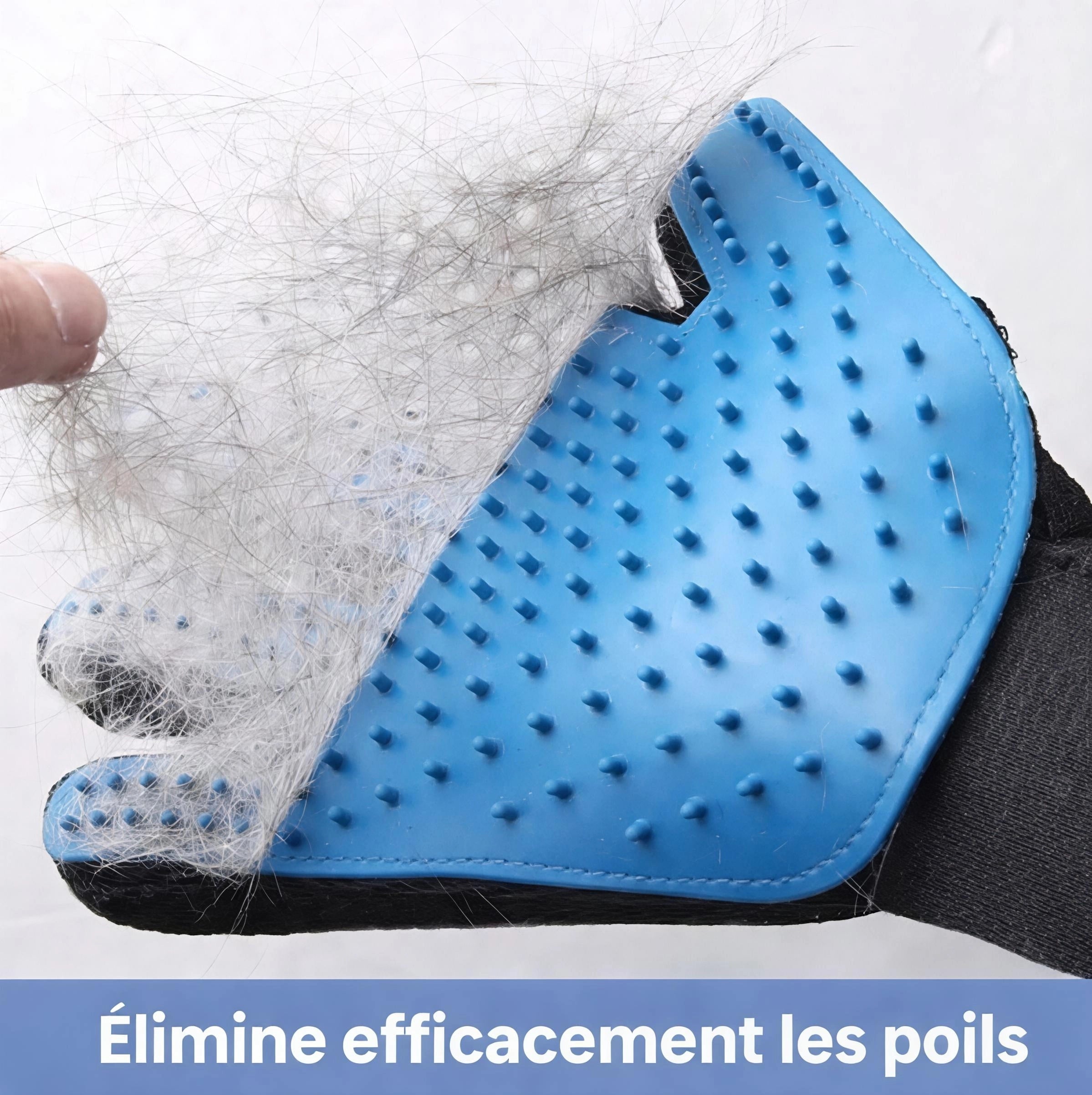 Gant de Toilettage pour Chien et Chat – Brosse de Massage et Retrait des Poils