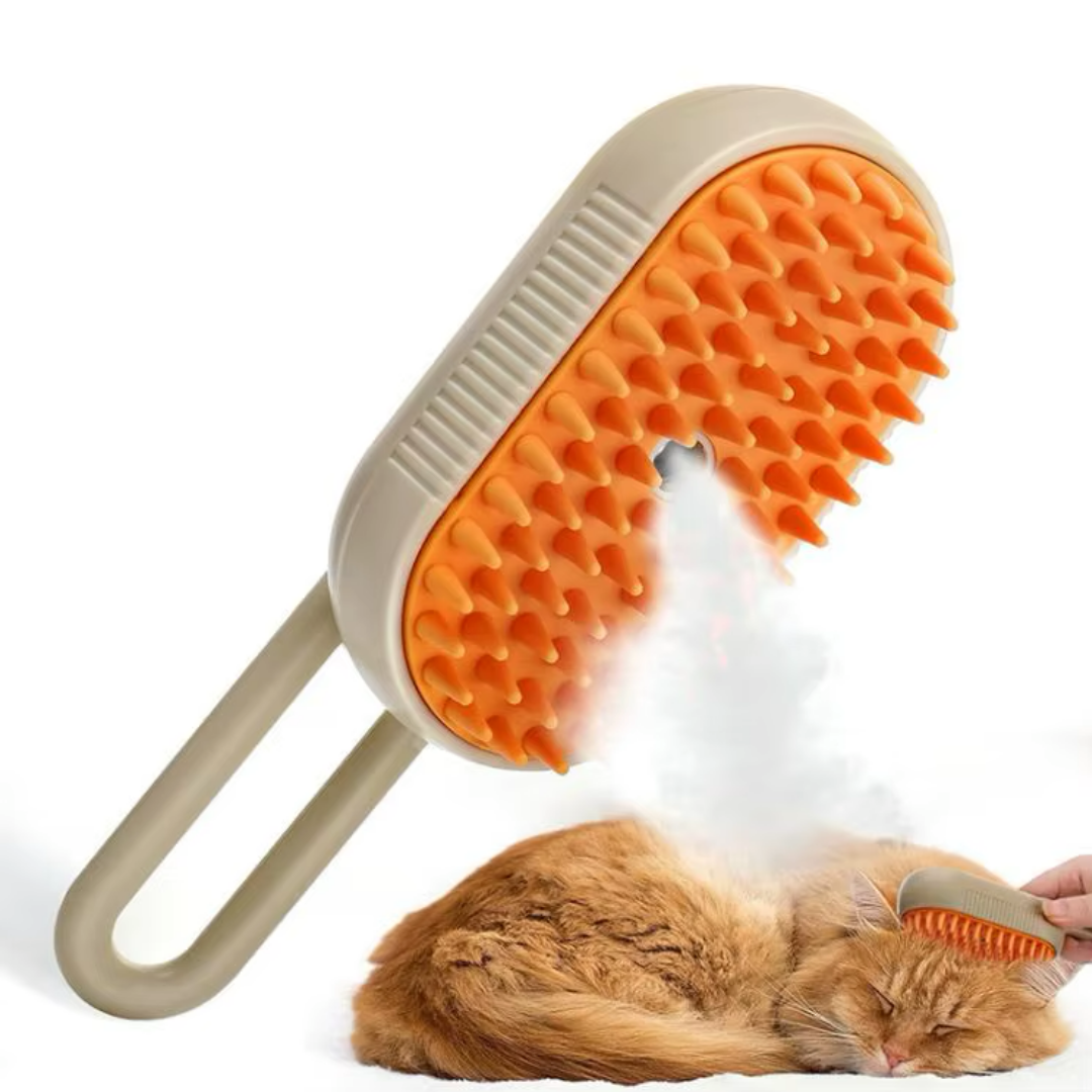 Brosse de massage pour chien et chat – détente et toilettage facile