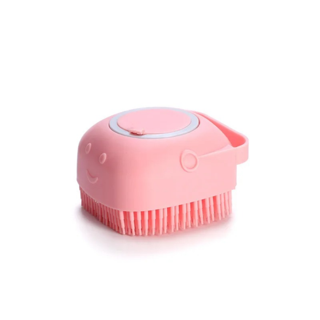 Brosse de bain en silicone pour chien et chat – douce et multifonctions