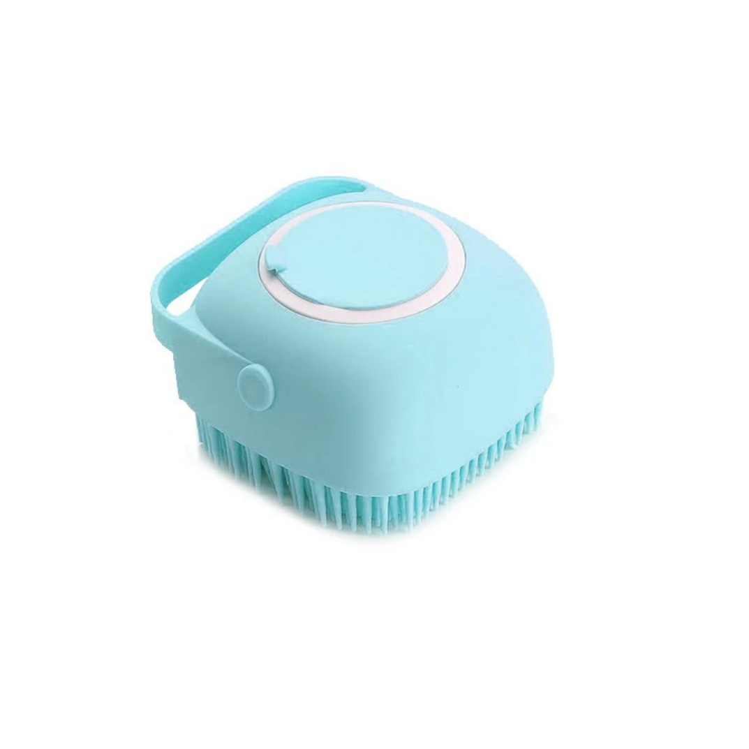 Brosse de bain en silicone pour chien et chat – douce et multifonctions