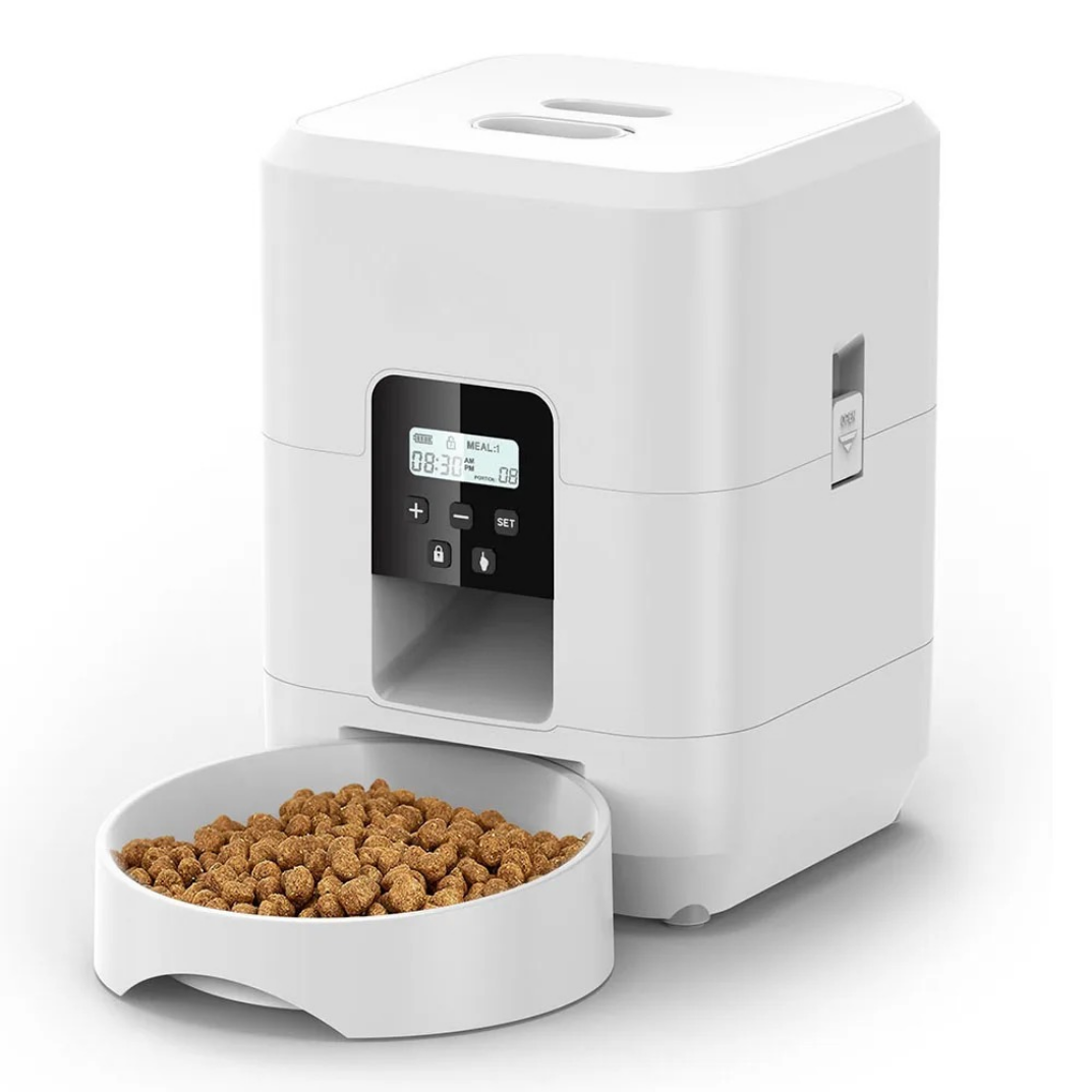 Distributeur automatique de croquettes pour chien et chat – repas programmés